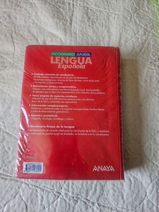 Diccionario de la lengua española anaya