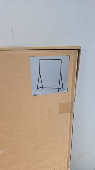 Perchero Tubular Metálico Ikea Negro