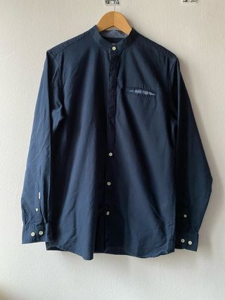 Camicia blu uomo