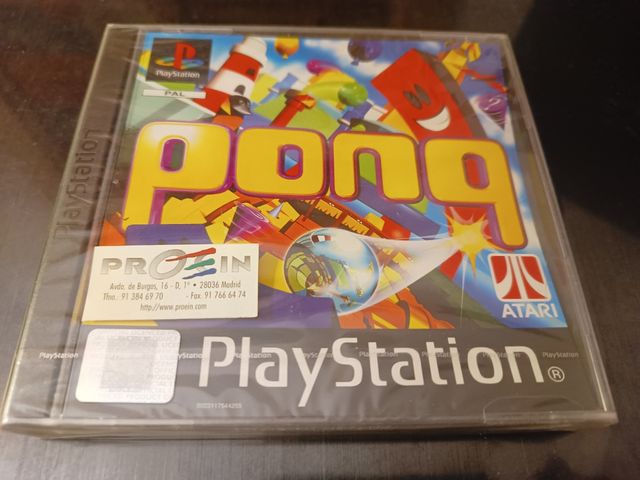 Pong PSX, PAL-ESP. Nuevo Precintado Oficial