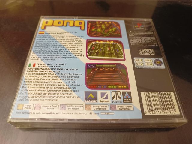 Pong PSX, PAL-ESP. Nuevo Precintado Oficial