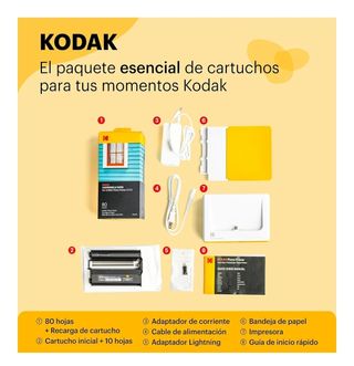 Impresora Kodak Dock Plus 4PASS Blanca