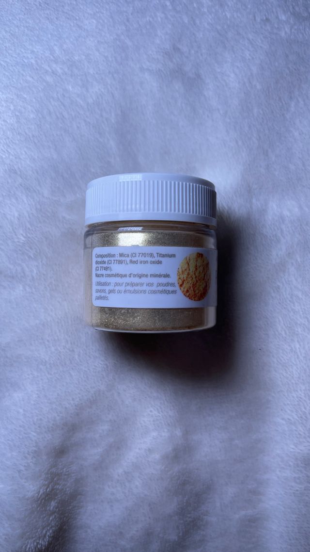 Mica Natural Poudre d'or Dorado