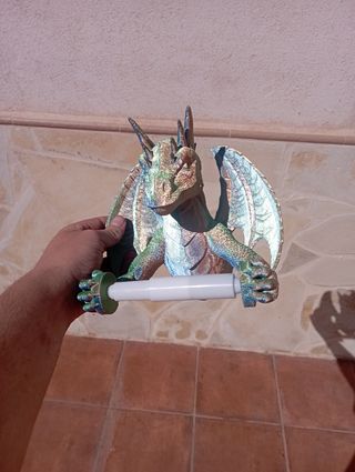 Soporte Papel WC Dragón