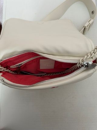 Bolso Desigual Blanco Flores Rosas