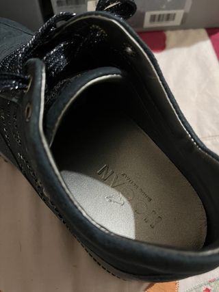 Scarpe Hogan Interactive donna n.36 blu/argento