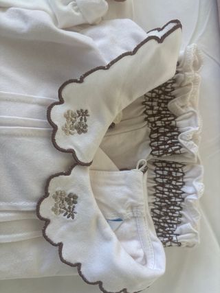 Camisetas manga larga niña (blanco, rosa)