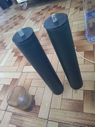 Patas para somier metálicas negras