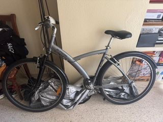 Bicicleta Paseo Btwin Gris