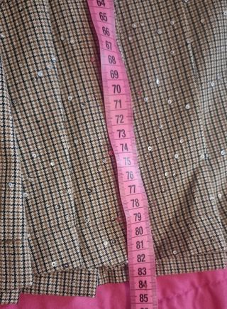 Vestido pichi Zara cuadros lentejuelas Talla XS