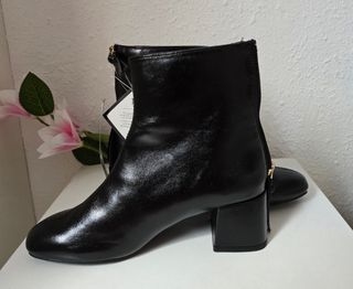 Botines negros mujer tacón