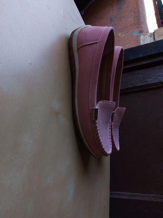 Mocasines Mujer Rosas Talla 36 Nuevos