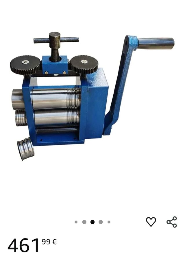 Máquina de laminación azul