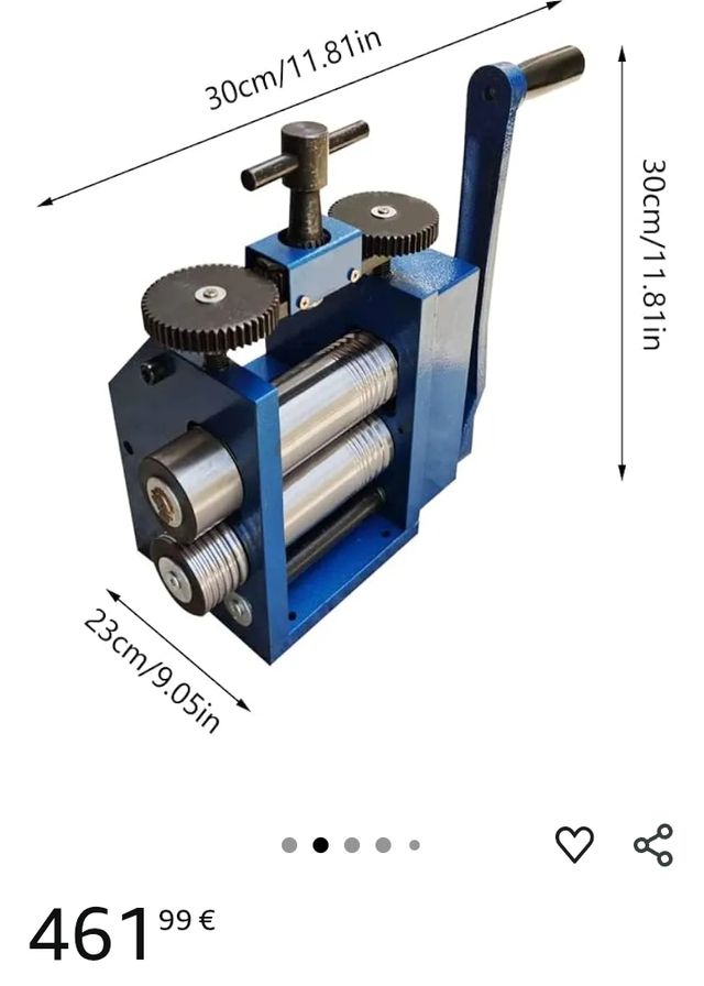 Máquina de laminación azul