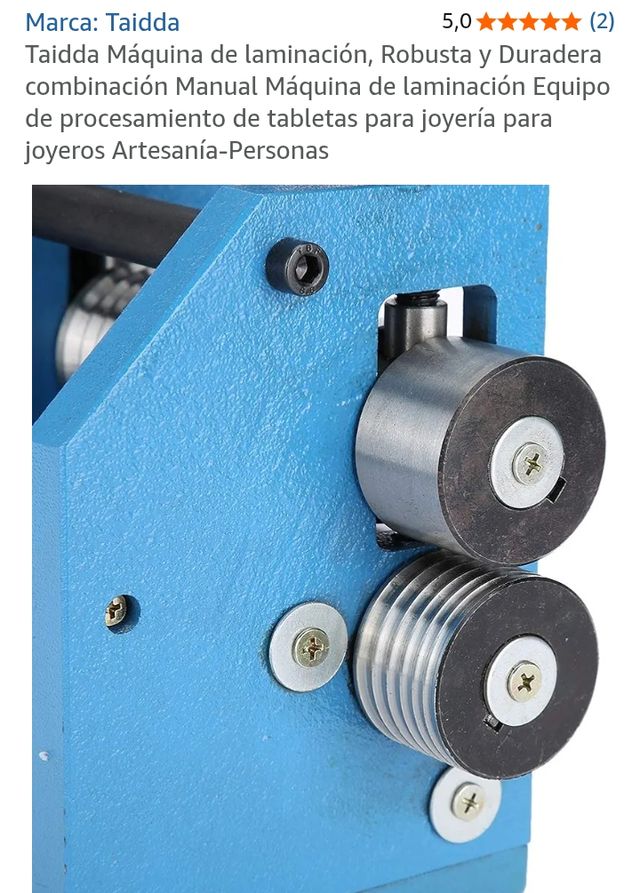 Máquina de laminación azul