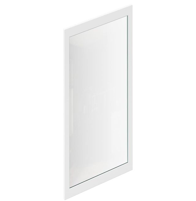 Puerta Vitrina Mueble Cocina Newport Blanco