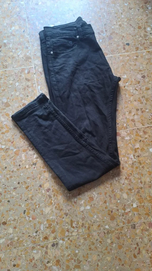 Pantalones Zara Negros Talla M/38-40