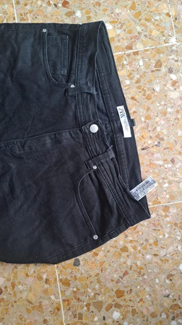 Pantalones Zara Negros Talla M/38-40