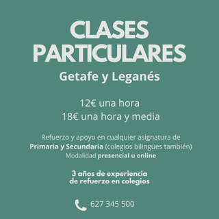 CLASES PARTICULARES GETAFE