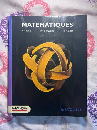 Matemàtiques 2n Batxillerat. Llibre de l'alumne