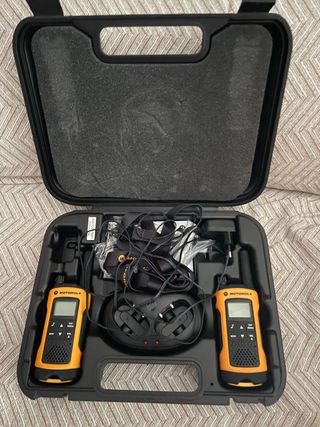 Set 2 Walkie Talkies Motorola Naranja