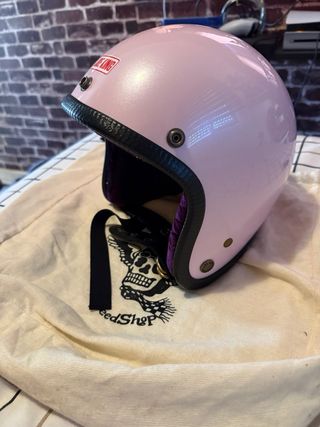 Casco Jet Rosa Joe King