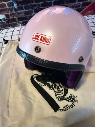 Casco Jet Rosa Joe King