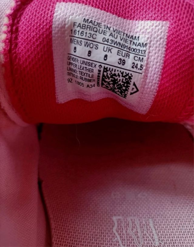 Converse All Star Rosse n.39