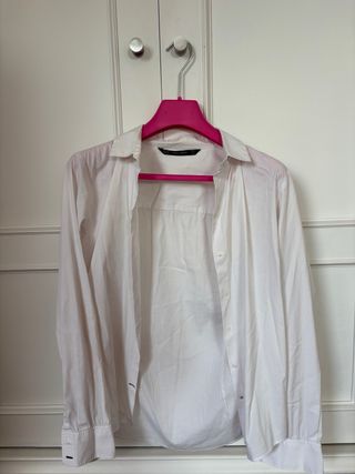 Camisa Zara Blanca Talla XL