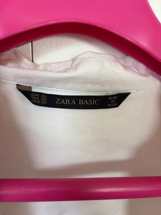 Camisa Zara Blanca Talla XL