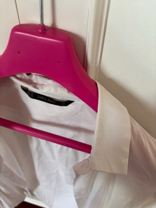 Camisa Zara Blanca Talla XL