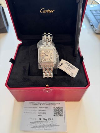 Cartier Panthère Grande Modelo Acero 2025