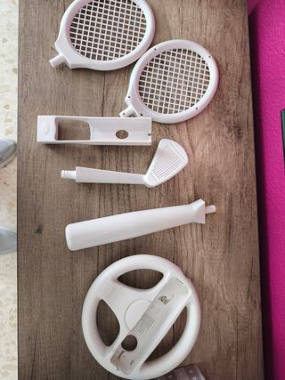 Accesorios Nintendo Wii (Volante, Bate, Raquetas)