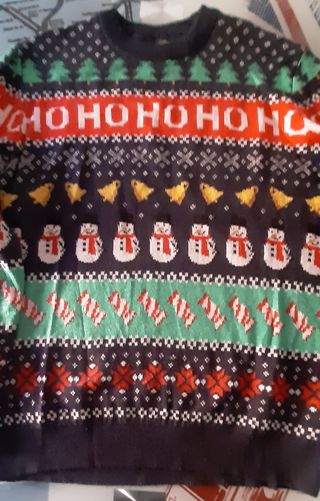 Jersey Navideño HO HO HO Talla Única