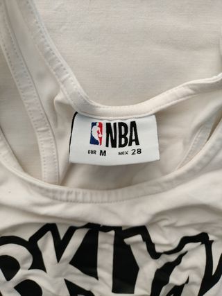 Body Brooklyn Nets NBA Blanco. GRATIS.