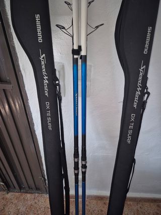 Pareja Cañas Pesca Shimano Speedmaster DX TE SURF