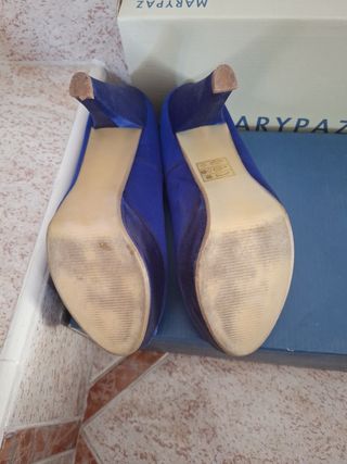 Zapatos de tacón Marypaz azul talla 37
