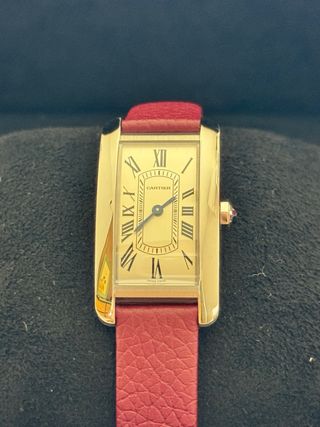 Cartier Tank Americaine Acero Mujer