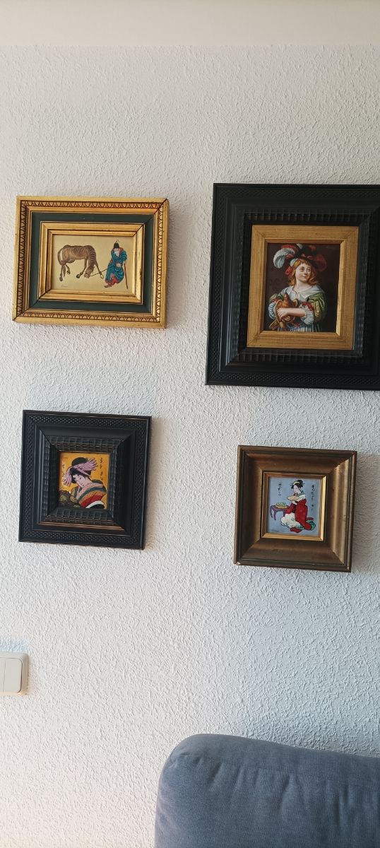 Conjunto de 4 cuadros decorativos