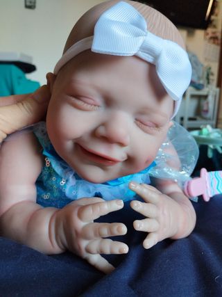 Muñeco bebé con disfraz Elsa Frozen