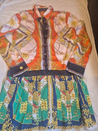 Vestido Zara Talla S Estampado