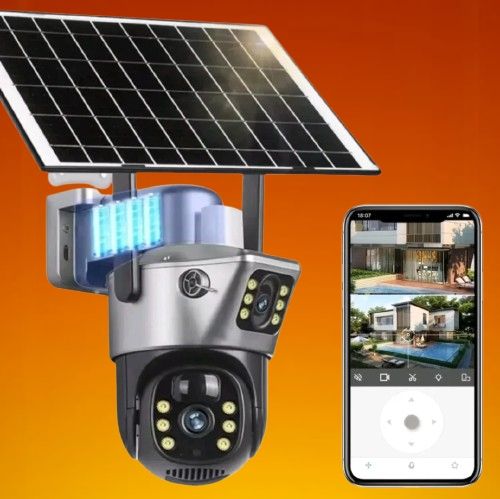 Cámara Solar WiFi 8MP 10800mAh