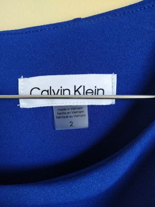 Vestido azul Calvin Klein