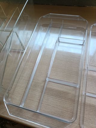 Cajas organizadoras de maquillaje acrílicas
