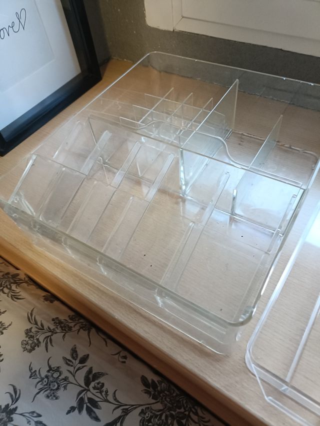 Cajas organizadoras de maquillaje acrílicas
