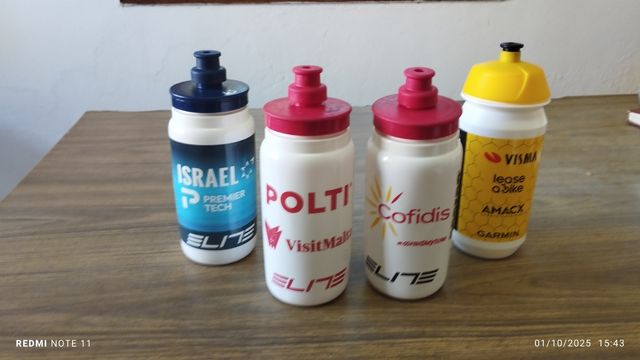 Lote 4 Bidones Ciclismo Profesional