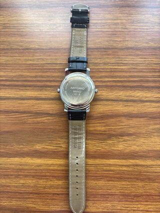 Reloj Antonio Miró Negro y Plateado