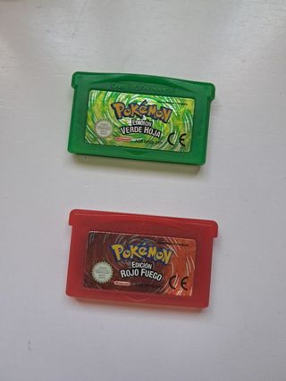 Pack Pokémon Rojo Fuego y Verde Hoja GBA