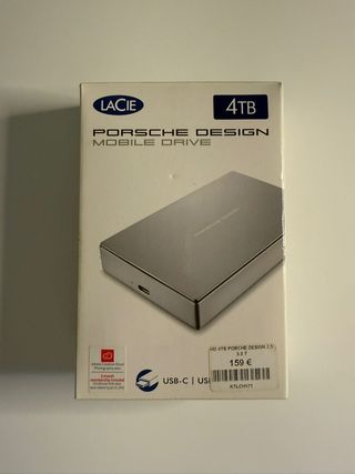Disco Duro Externo LaCie Porsche Design 4TB