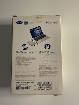 Disco Duro Externo LaCie Porsche Design 4TB